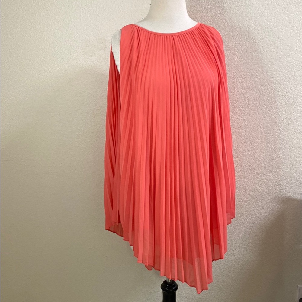 Marc‎ Bouwer Asymmetrical Coral Dress